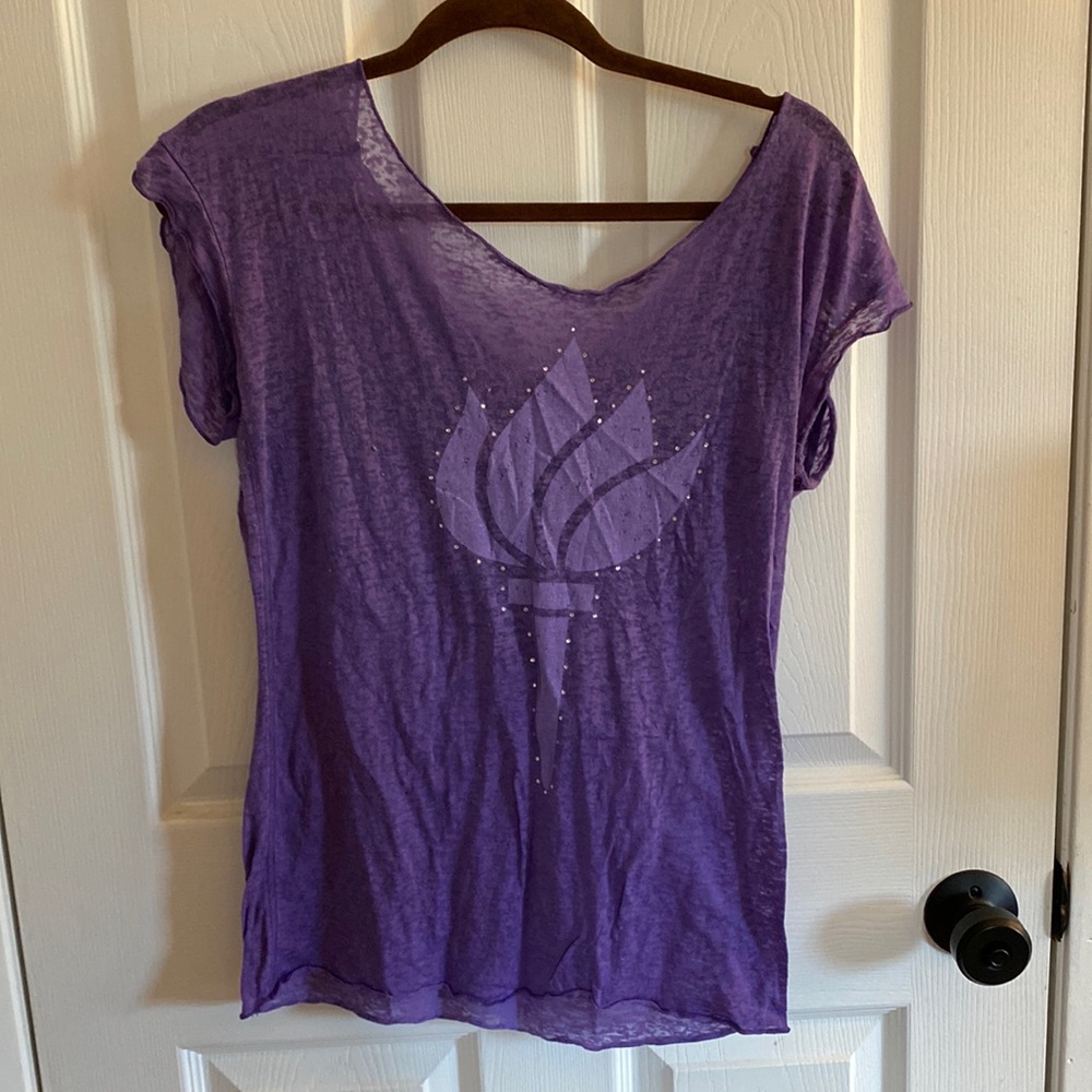 Pink Collegiate Collection NYU Shirt